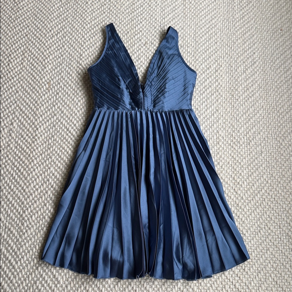 Abercrombie NWT blue wedding guest event dress